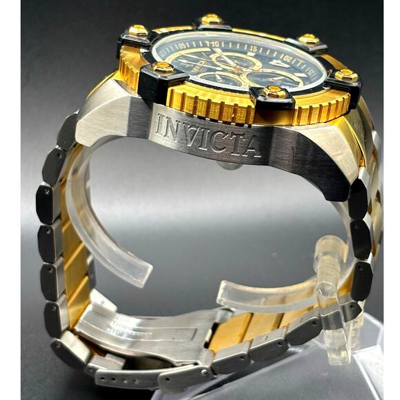 Invicta 0337 Reserve Arsenal Swiss Made Chronograph 56mm Two Tone Men\'s Watch main image 9